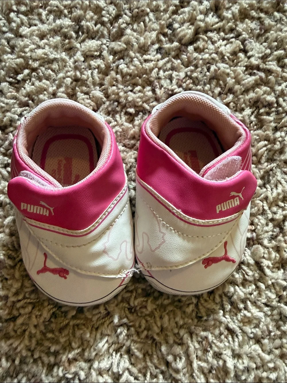 Puma baby girls' crib shoes